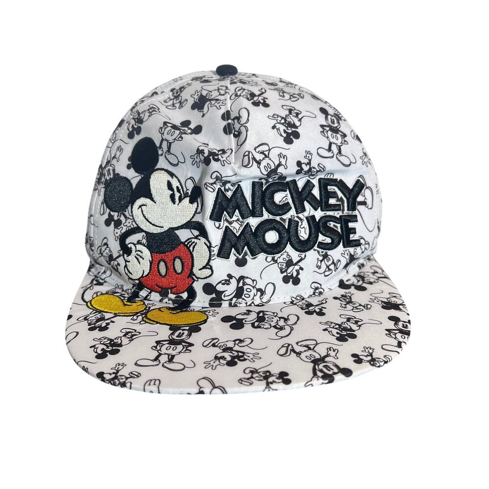 Disney Parks Mickey Mouse Snapback Hat Adult 57-60cm
